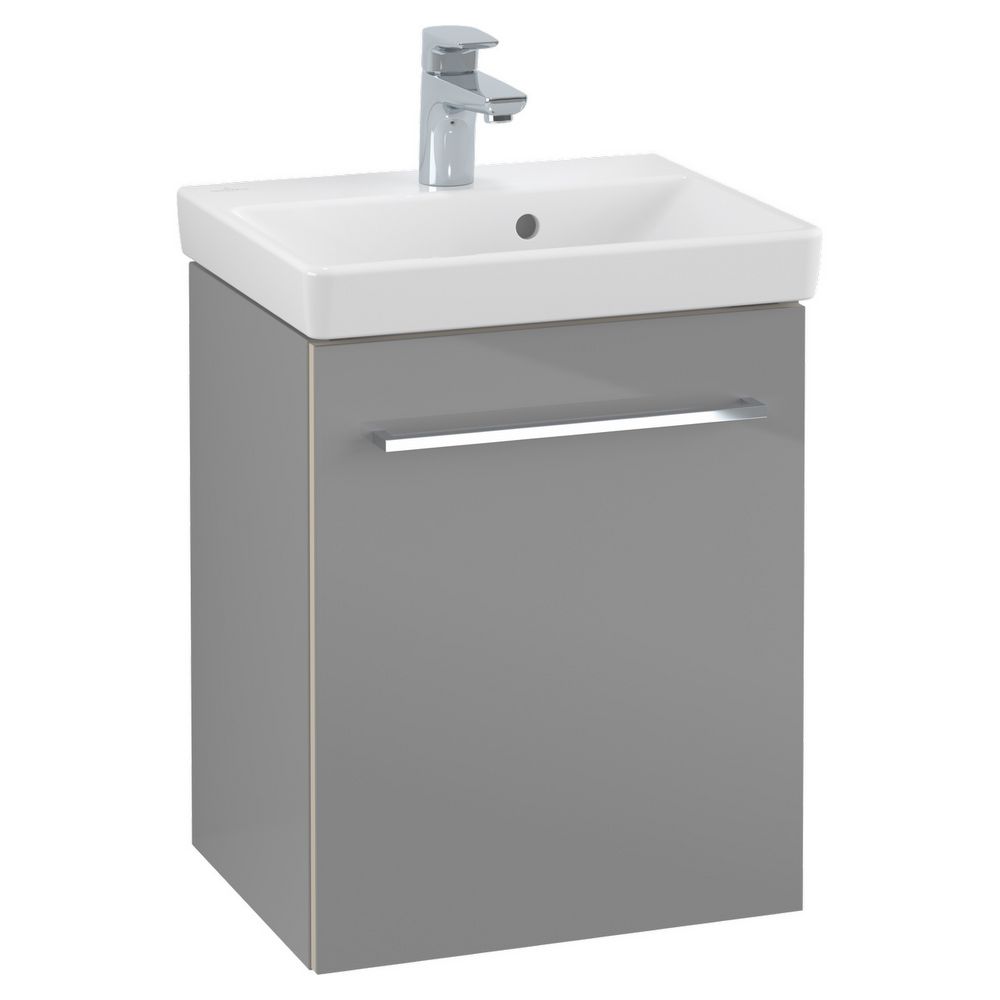 „Avento“ Waschbeckenunterschrank 41,7 × 52 × 34,6 cm für Handwaschbecken 45 cm, Crystal Grey