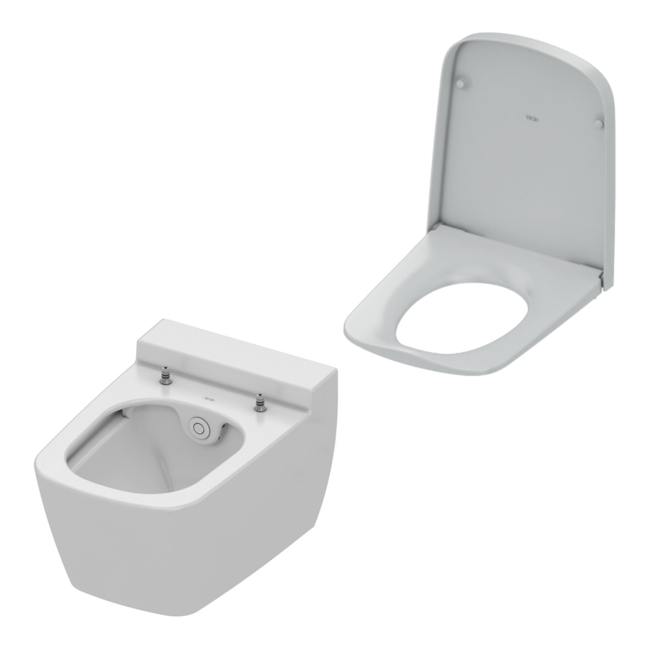 Set TECEone Kaltwasser-Dusch-WC inkl. WC-Sitz mit Absenkautomatik